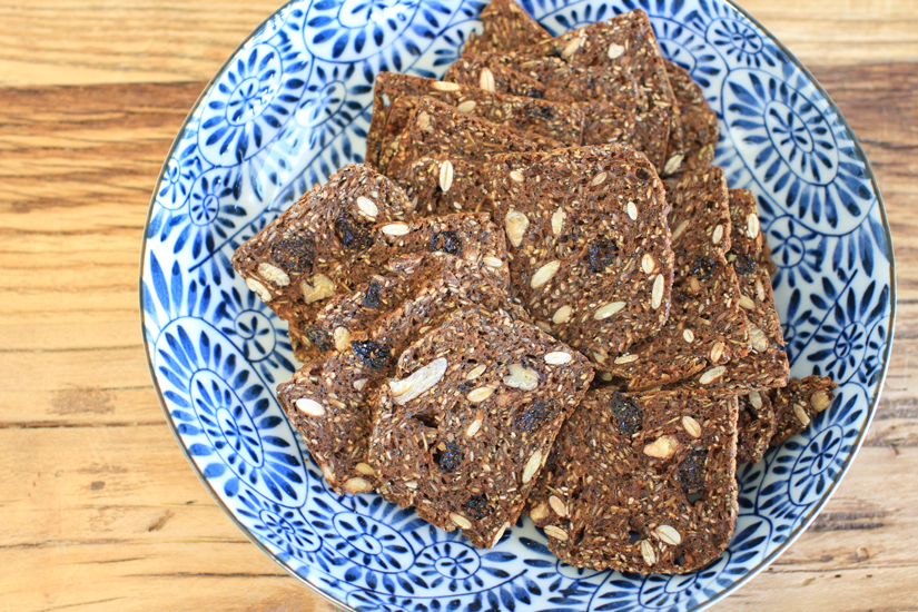 Nut & Seed Crackers With Dips (Recipe) FOOD MATTERS®