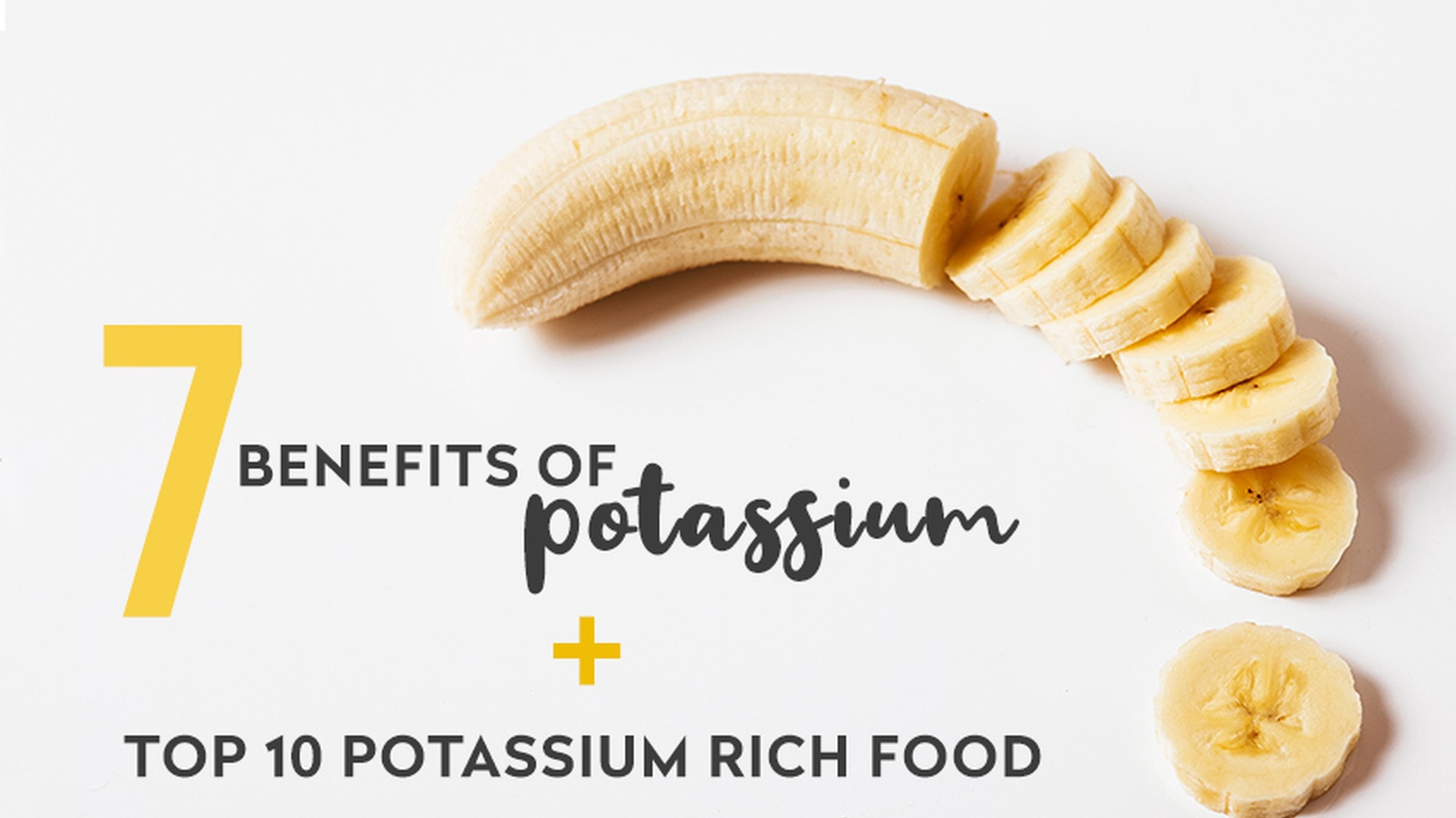 Benefits of Potassium in Diet - Natural Healing Institute of
