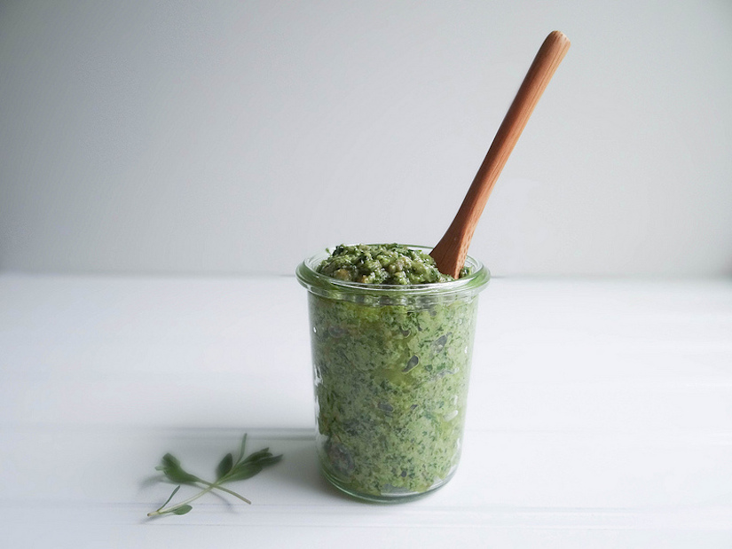 Sunflower Seed Herb Pesto Recipe