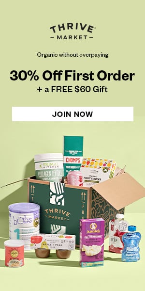 Thrive Market: Organic without overpaying. 30% Off First Order.
