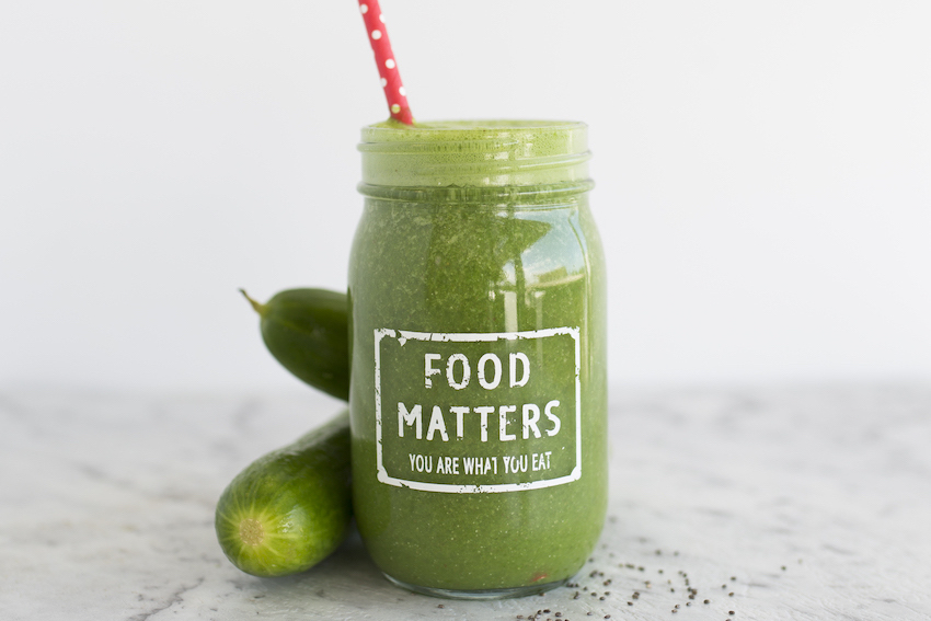 Clean And Green Smoothie Recipe | FOOD MATTERS®