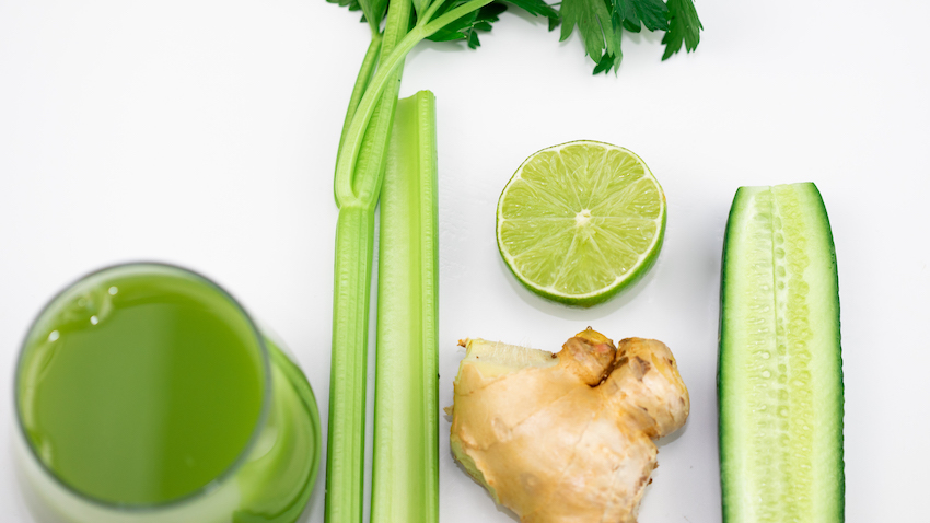 Detoxifying shop green juice